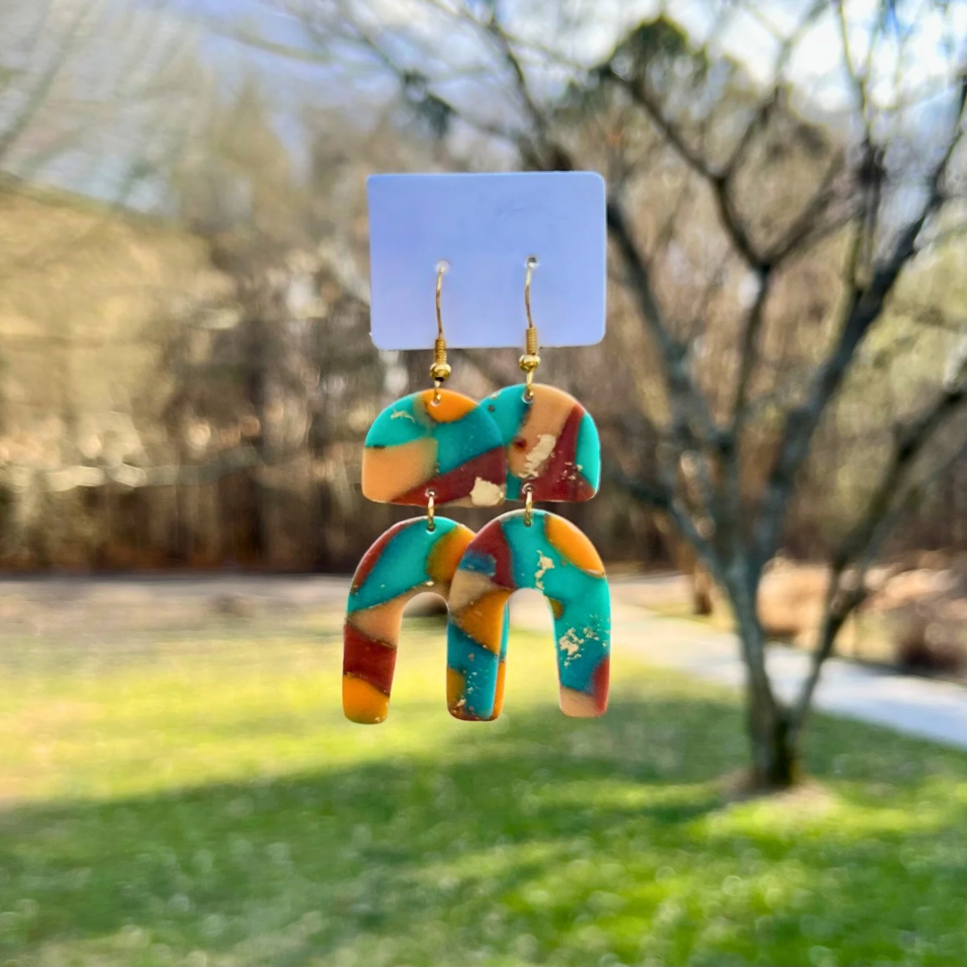 The Abbie Collection “Aquarian Arches” Earrings