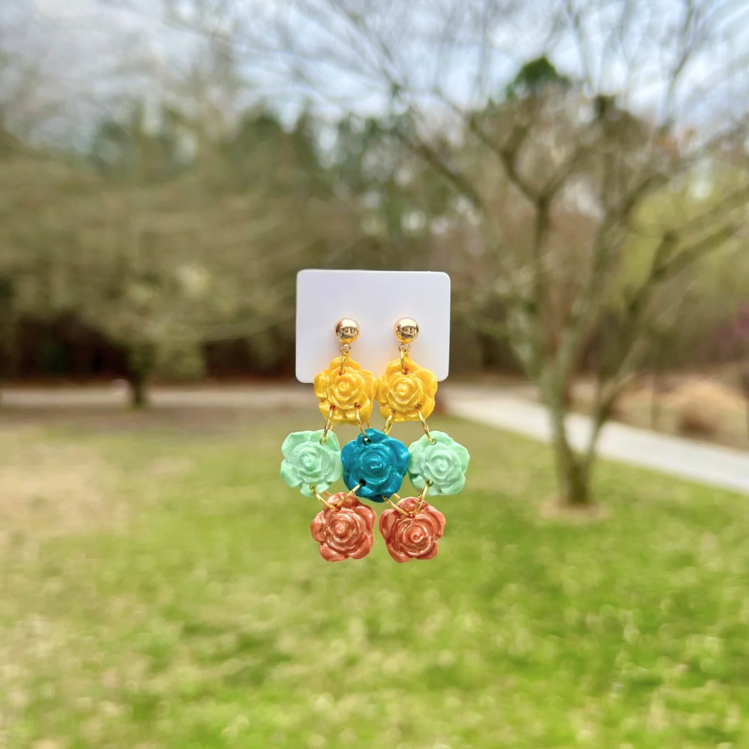The Abbie Collection “Boho Roses” Earrings