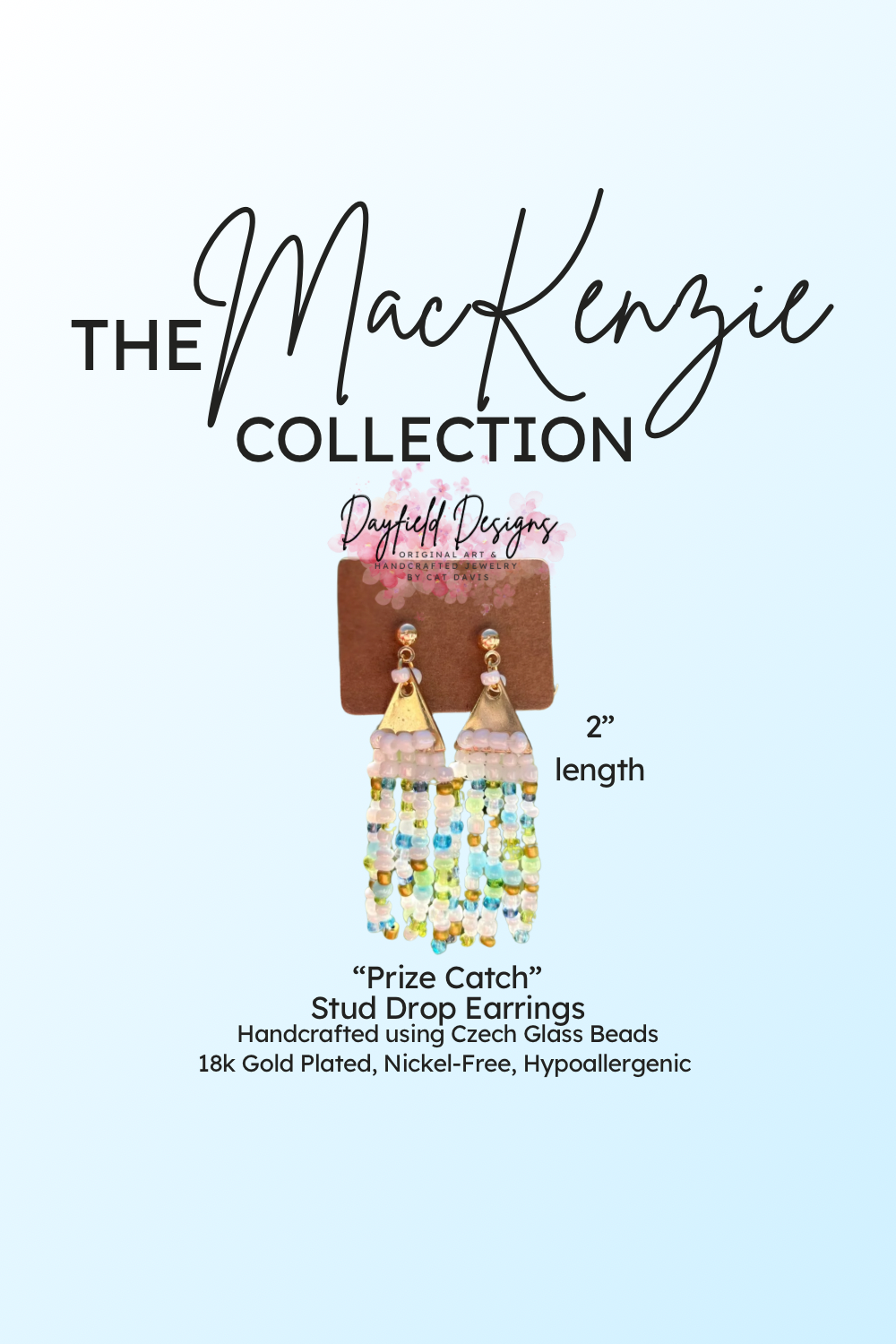 The MacKenzie Collection “Prize Catch” Earrings