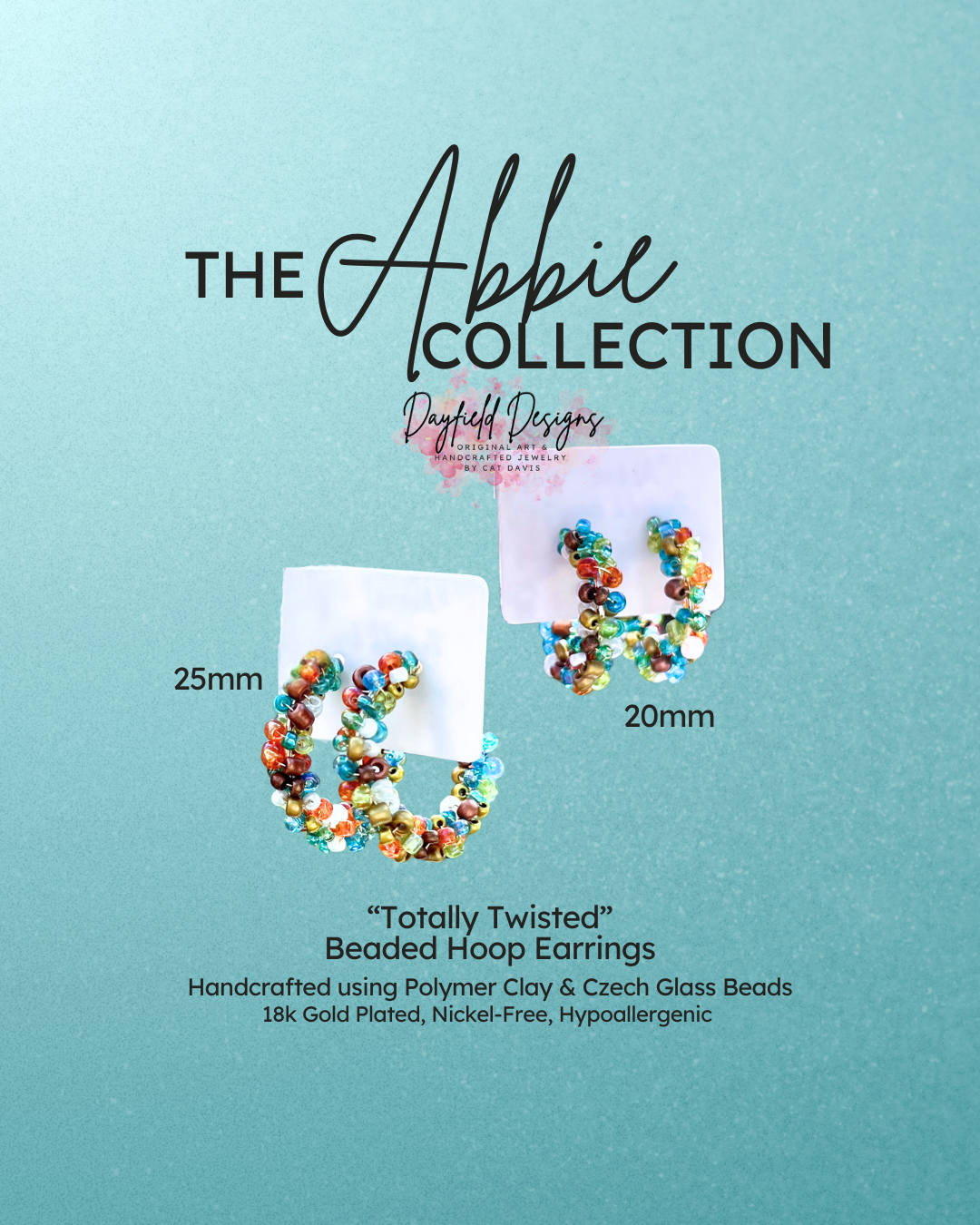 The Abbie Collection “Totally Twisted” Hoop Earrings