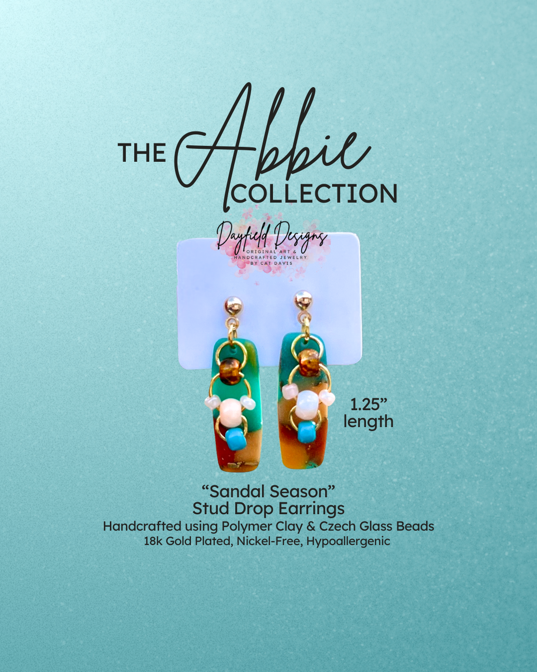 The Abbie Collection “Sandal Season” Earrings