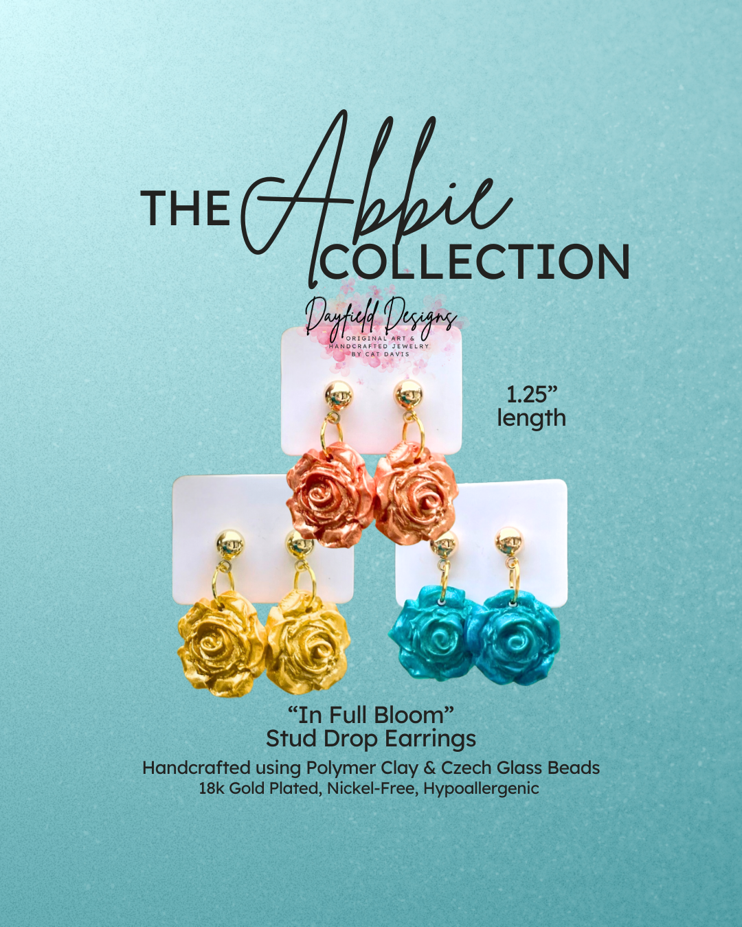 The Abbie Collection “In Full Bloom” Earrings