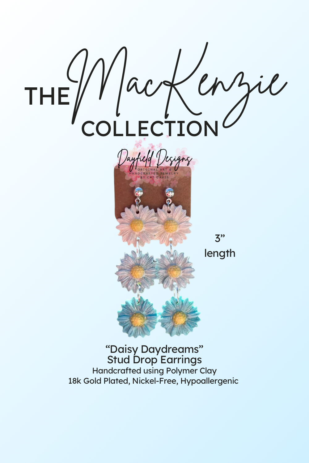 The MacKenzie Collection “Daisy Daydreams” Earrings
